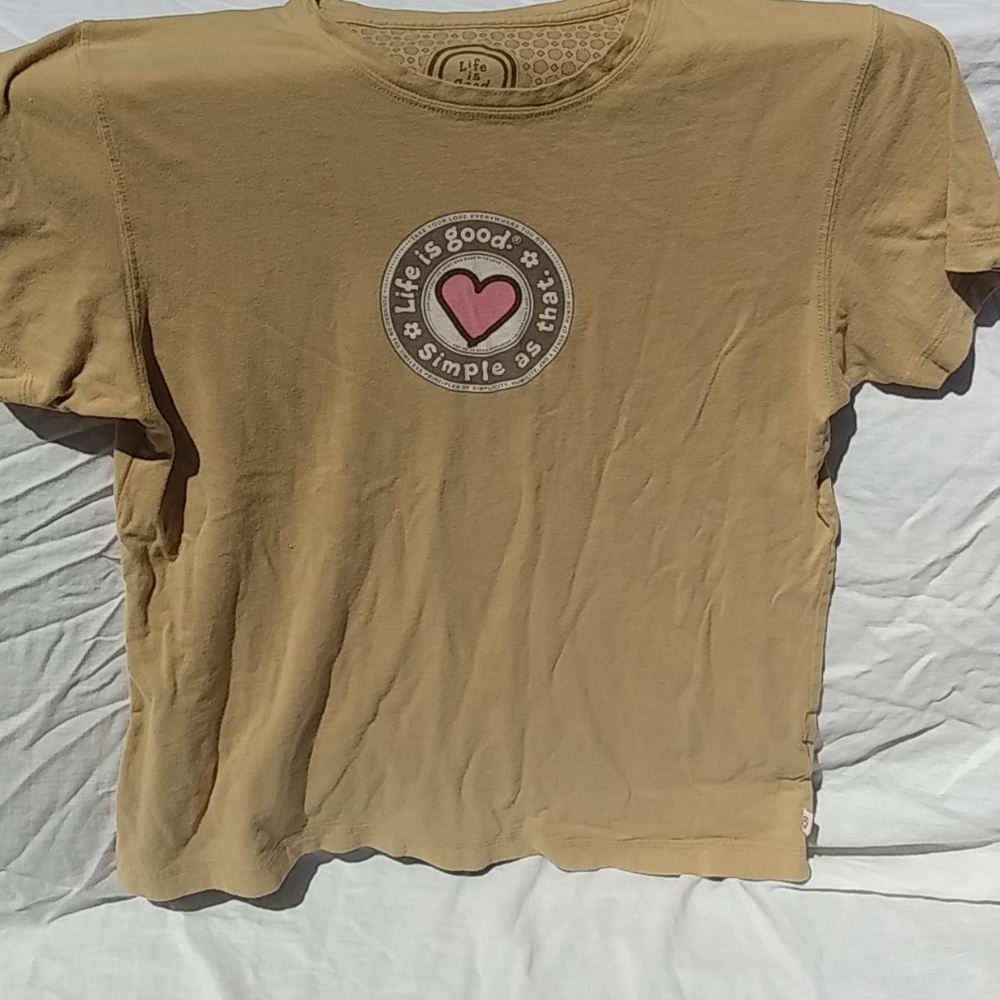 Life is Good t shirt women's small
